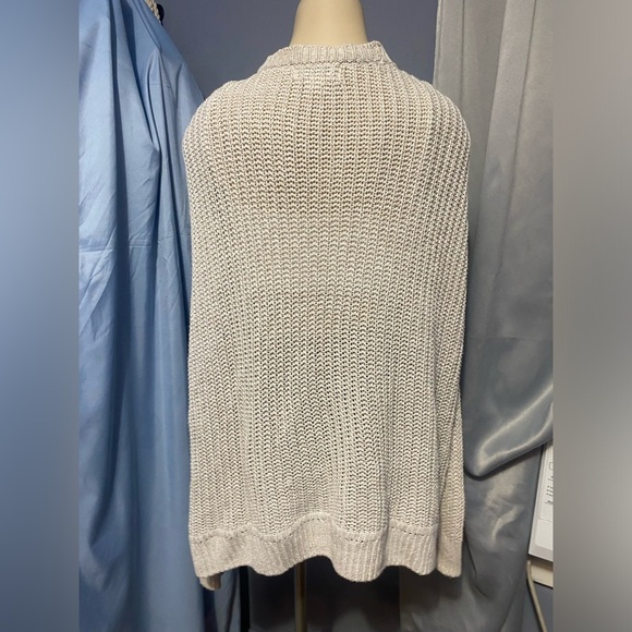 PINK Victoria's Secret Light Gray Knit Cardigan - Picture 6 of 9